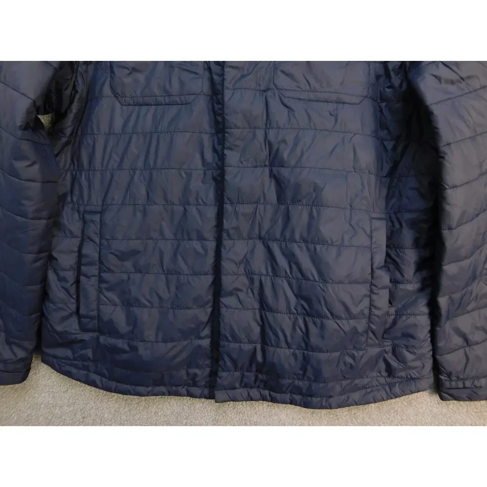 Slate & Stone Men's XL Navy Lightweight Quilted Puffer Coat Jacket